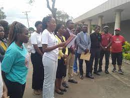 Youths deliver petition to parliament on disaster risk management bill