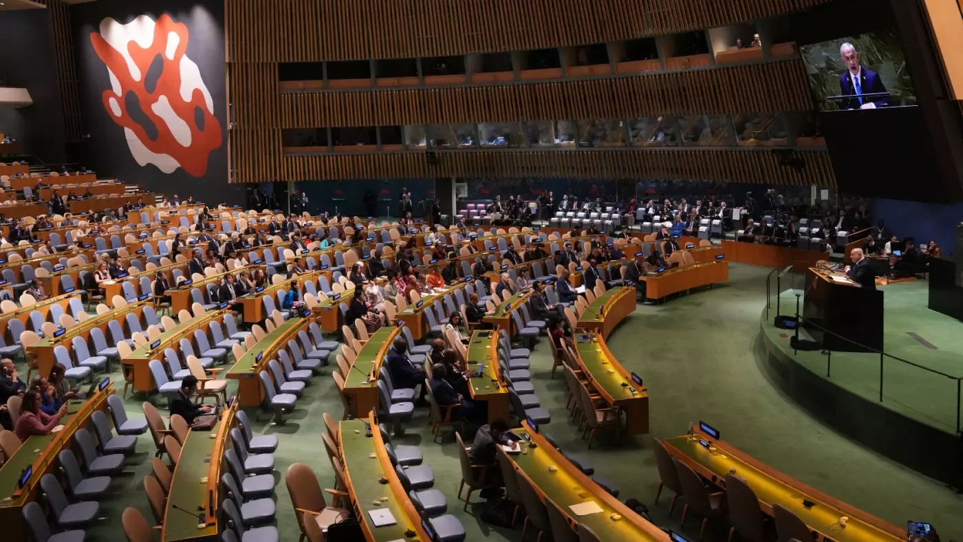 World leaders walk out of Netanyahu’s speech at UN General Assembly