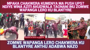 Chakwera exercises in Blantyre street to clear rumours of sickness