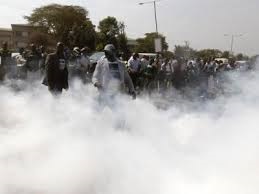 Police fire Teargas on Malawians planning to demonstrate against Crises